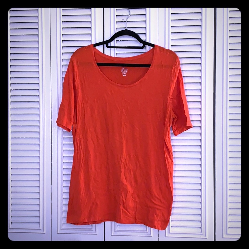 Like New Orange Mossimo Tee
